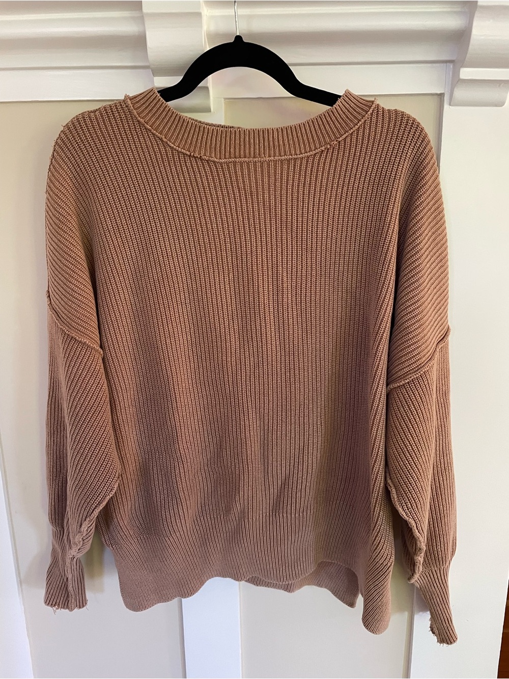 Women’s Cozy Knit Sweater - Tan